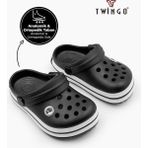 Twingo Kız Çocuk Anatomik Comfort Terlik Siyah Eva Malzeme Kaymaz Taban Tüm Sezonlar İçin