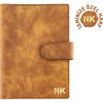 Twingold Kişiye Özel Rainbow A5 Defter ve Ajanda Kılıfı Camel