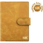 Twingold Kişiye Özel Rainbow A5 Defter ve Ajanda Kılıfı Hardal Sarısı