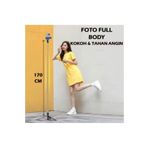 Twinix Siyah Kablosuz Kumandalı Telefon Selfie Çubuğu Monopod Ayaklı Tripod Bluetooth 170 cm