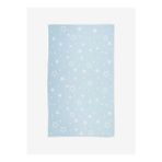 Twinkle Star Pamuk Koltuk Şalı Mavi 130x170