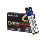 TwinMOS NVMe512GB2280AP, AlphaPro, 512GB, M.2 PCIe NVMe, Gen3, SSD, 3600-3250Mb/s, TLC 3DNAND TwinMOS