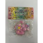 Twins Stars 1 Adet Işıklı Kedi Patisi Squishy Oyuncağı Sukuşi (7,5x6,5cm) - Pembe