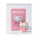Twins Stars Hello Kitty Bricks Karakter Figürü 3D Yapboz Puzzle Yapı Oyuncakları (pembe)