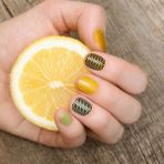 Twinseven Zigzag Çizgiler Tırnak Dövmesi,tırnak Tattoo,nail Art ,tırnak Sticker