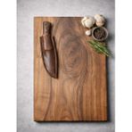 Twinswoodcraft Twins Wood Craft Ceviz Kesme Tahtası - (Orta Boy) - 30 x 25 cm