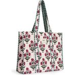 Twist Çiçek Desen Tote Çanta TS1260052079033 - Pembe