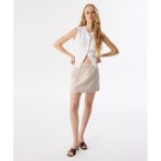 Twist Püskül Şeritli Mini Etek TS1250004128003 - Naturel - 36