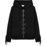 Twist PÜSKÜLLÜ TROK BASKILI SWEATSHIRT TW6250091045001 - Siyah
