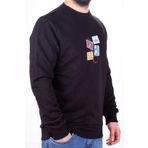 Twister 1929 Siyah Bisiklet Yaka Erkek Sweatshirt