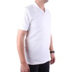 Twister 2288 Ekru Günlük Kısa Kol Normal Kesim Pamuklu Polo Yaka Erkek Tişört - XL
