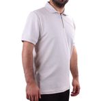 Twister 2290 Gri Günlük Kısa Kol Normal Kesim Pamuklu Fermuarlı Polo Yaka Erkek Tişört