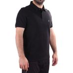 Twister 2341 Siyah Günlük Kısa Kol Normal Kesim Pamuklu Polo Yaka Erkek Tişört - 2XL