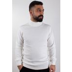 Twister 3624 Ekru Yarım Balıkçı Erkek Kazak