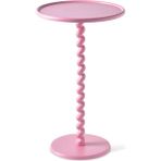 Twister Bar Masası, Toz Boyalı Metal, Pembe