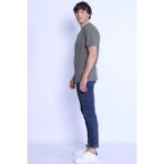 Twister Erkek Skinny Fit Düşük Bel Pantolon Panama 615-05 Blue Black - Mavi - 31 / 34