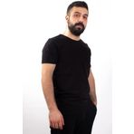 Twister Jeans 1828 Siyah Bisiklet Yaka Erkek T-shirt