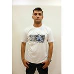 Twister Jeans Ets 2270 Baskılı Işleme Detaylı Relax Fit Erkek T-Shirt - 001-Beyaz