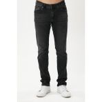 Twister Jeans Panama 757-03 Black Dar Kesim Dar Paça Likralı Erkek Kot Pantolon Füme - 33 / 32