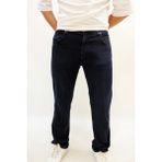 Twister Jeans Vegas 132-282 Blue Black Rahat Kalıp Düz Paça Dokulu Kumaş Likralı Erkek Kot Pantolon - 33 / 32 - Koyu Lacivert
