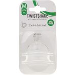 Twistshake 78020 Anti-Colic Biberon Emziği M 2+M, , Şeffaf