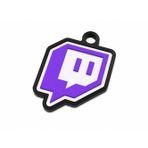 Twitch Logo Anahtarlık Sert Plastik | Yayıncı Temalı Anahtarlık | Gamer Aksesuar |