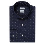 Twn 0EF020211259103M Lacivert Slim Fit Erkek Gömlek