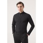 Twn 0EF020211260001M Siyah Slim Fit Erkek Gömlek