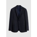 Twn 0EFY5KMBN061M Slim Fit Lacivert Armürlü Kombinli Takım Elbise
