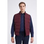 Twn 1ECY735210049 Slim Fit Bordo Düz Yelek Mont