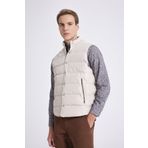 Twn 1ECY735210049 Slim Fit Taş Düz Yelek Mont