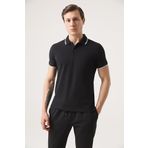 Twn 4EC142160448001 Siyah Slim Fit Erkek T-shirt