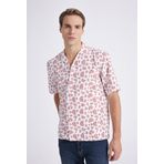 Twn 8EC02ORT06334 Relaxed Beyaz Baskılı Gömlek
