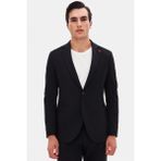 Twn Slim Fit Siyah Düz Takim Elbise 4EC05E301545M - 48 - 6 Drop