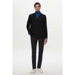 Twn Slim Fit Siyah Gabardin Kumaş Ceket 9EC04S206488M - 50 - 6 Drop