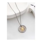 Two Arts Jewelry Kadın 925 Ayar Gümüş Akrep Burcu Kolye | Kişiye Özel Tasarım | Hediye Kutusunda Gümüş 45 Cm
