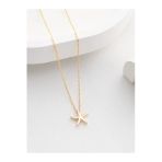Two Arts Jewelry Kadın 925 Ayar Gümüş Deniz Yıldızı Kolyesi | Hediye Kutusunda Altın 45 Cm