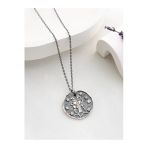 Two Arts Jewelry Kadın 925 Ayar Gümüş İkizler Burcu Kolye | Kişiye Özel Tasarım | Hediye Kutusunda Gri 45 Cm
