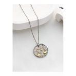 Two Arts Jewelry Kadın 925 Ayar Gümüş Terazi Burcu Kolye | Kişiye Özel Tasarım | Hediye Kutusunda Gümüş 45 Cm