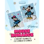 Two C2C Blanket Crochet Pattern: "Mouse Romance" Book | Corner-to-Corner Cartoon Design for Handcrafted Afghans, Lapghans, and Crib Throws | Step-by-Step Color Block & Written Instructions Included