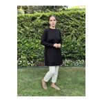 two in sis bisiklet yaka uzun kol tunik uzun tunik pamuklu viskon tunik içlik bisiklet yaka tunik