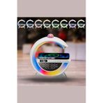 Two Two Tepe Işıklı Led Kablosuz Masaüstü Hoparlörü Şarj Standı G Şekil Müzik Makinesi Wireless