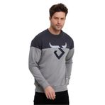 TWOBULL HELSINKI Sweatshirt Erkek FÜME/TAŞ S