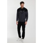 TWOBULL HELSINKI Sweatshirt Erkek SİYAH/FÜME 2XL