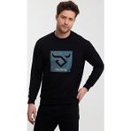 Twobull Oslo Siyah Erkek Sweatshirt