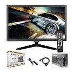 Twogo Go-I20 Led Monitor 20 Inc 12-220 Volt Vga Hdmi Rca Usb Dahili Hoparlor