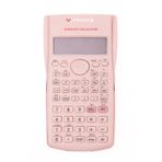 TWOTECH 240 Fonksiyonlu Bilimsel Hesap Makinesi - 2 Satırlı Ekran, Güçlü Tasarım - Pembe