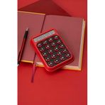 TWOTECH Renkli Ve Işık Enerjili Hesap Makinesi - Kırmızı Bl2122