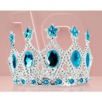 Twox Çocuk ÇocukKraliçeTacı-MaviYıldızİşlemeliPrensesTacı15x7cm
