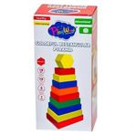 Twox Çocuk Playwood Ahşap Dikdörtgen Renkli Kule